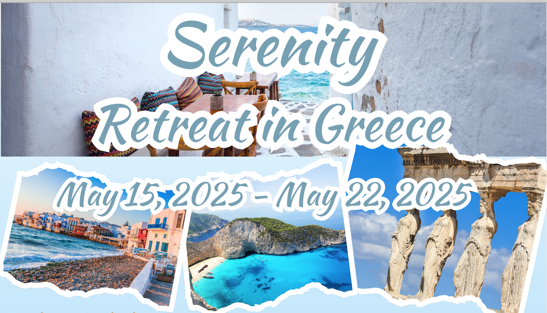 Serenity Retreat in Greece May 15, 2025 to May 22, 2025